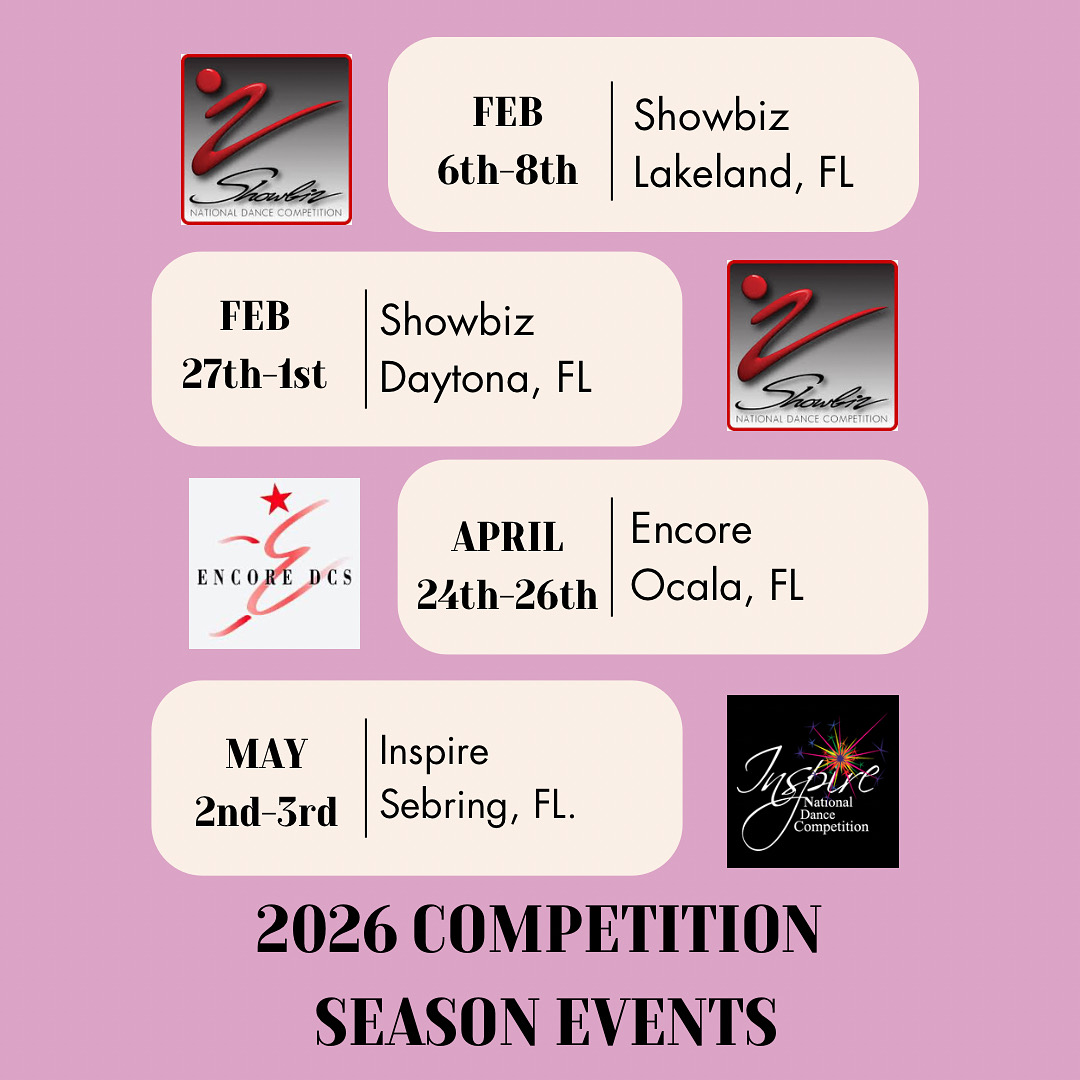 2026 - 2026 - Fabulous Feet Dance Center Competitions